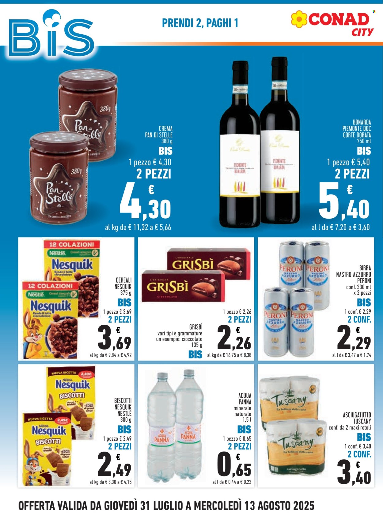 Volantino Conad - 31/7/2025 - 13/8/2025. Pagina 4