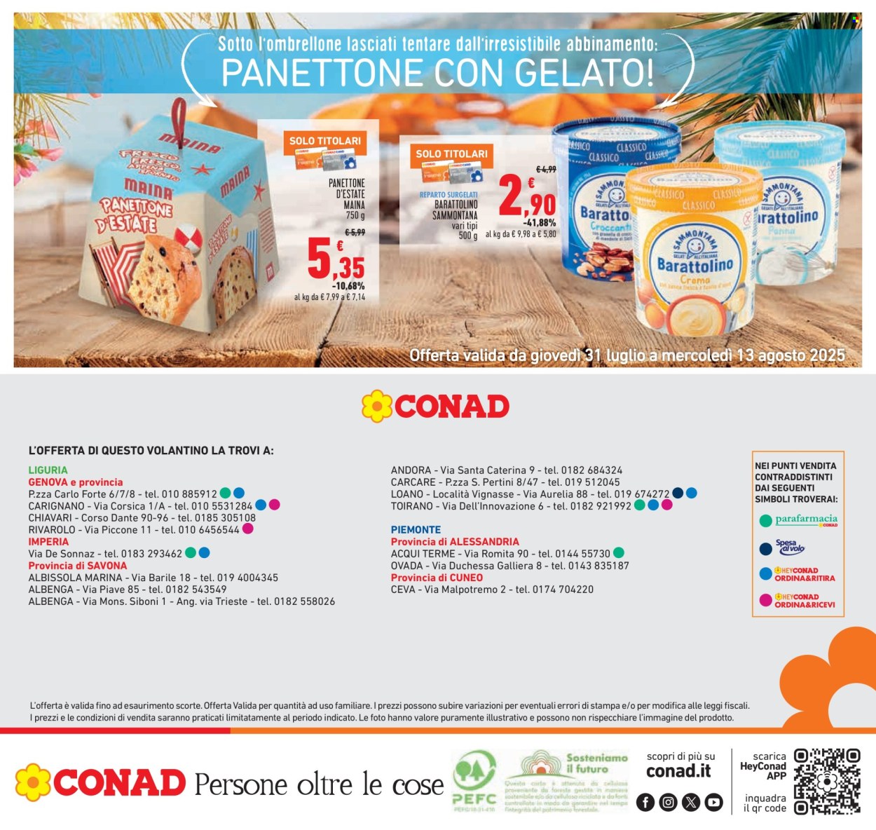 Volantino Conad - 31/7/2025 - 13/8/2025. Pagina 24