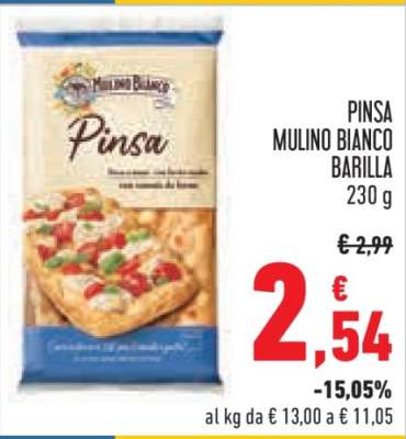 Pinsa Mulino Bianco Barilla