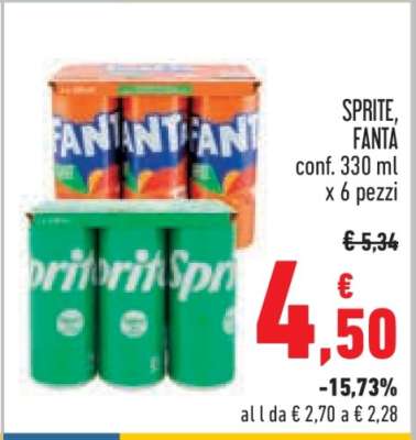 SPRITE/FANTA