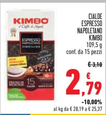 CIALDE ESPRESSO NAPOLETANO KIMBO