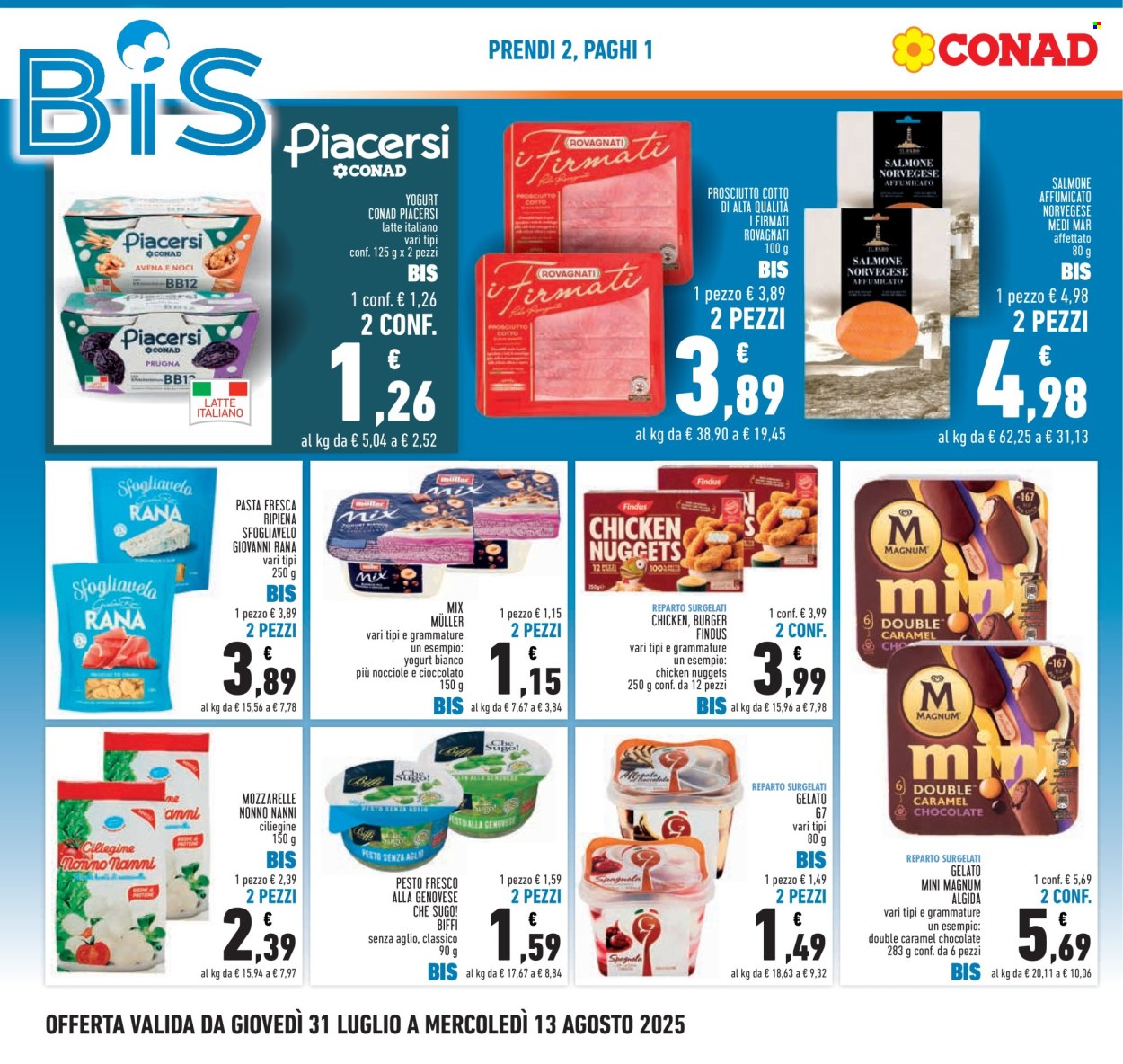 Volantino Conad - 31/7/2025 - 13/8/2025. Pagina 2