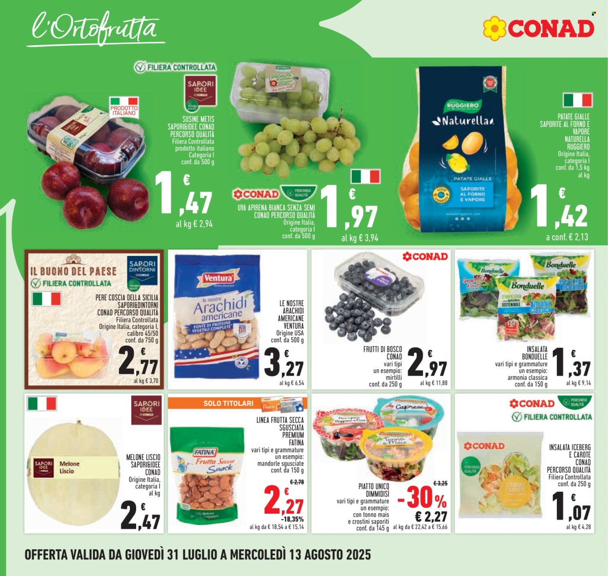 Volantino Conad - 31/7/2025 - 13/8/2025. Pagina 6