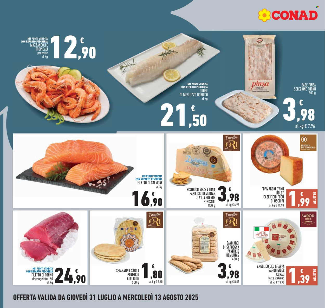 Volantino Conad - 31/7/2025 - 13/8/2025. Pagina 8