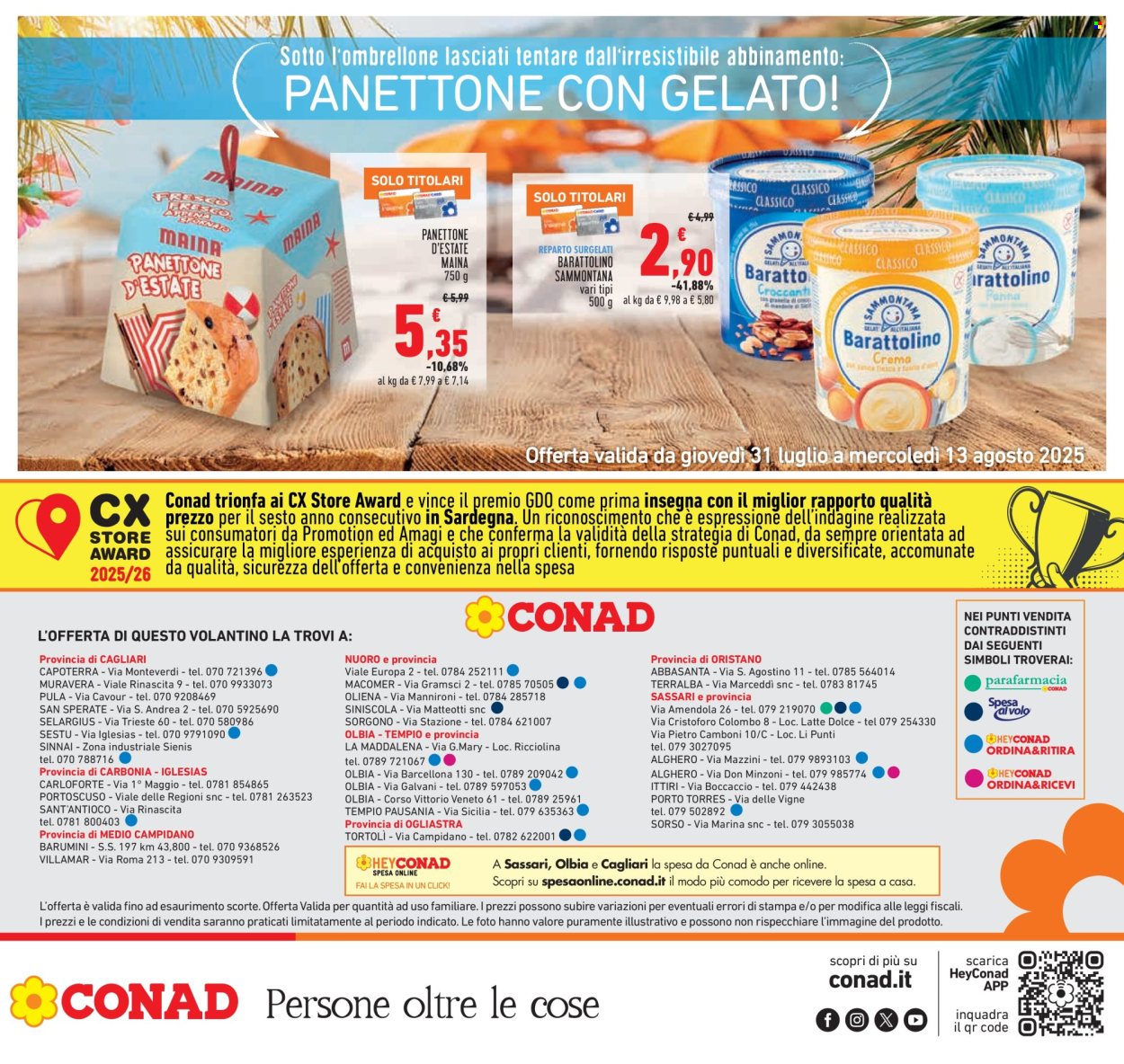 Volantino Conad - 31/7/2025 - 13/8/2025. Pagina 24