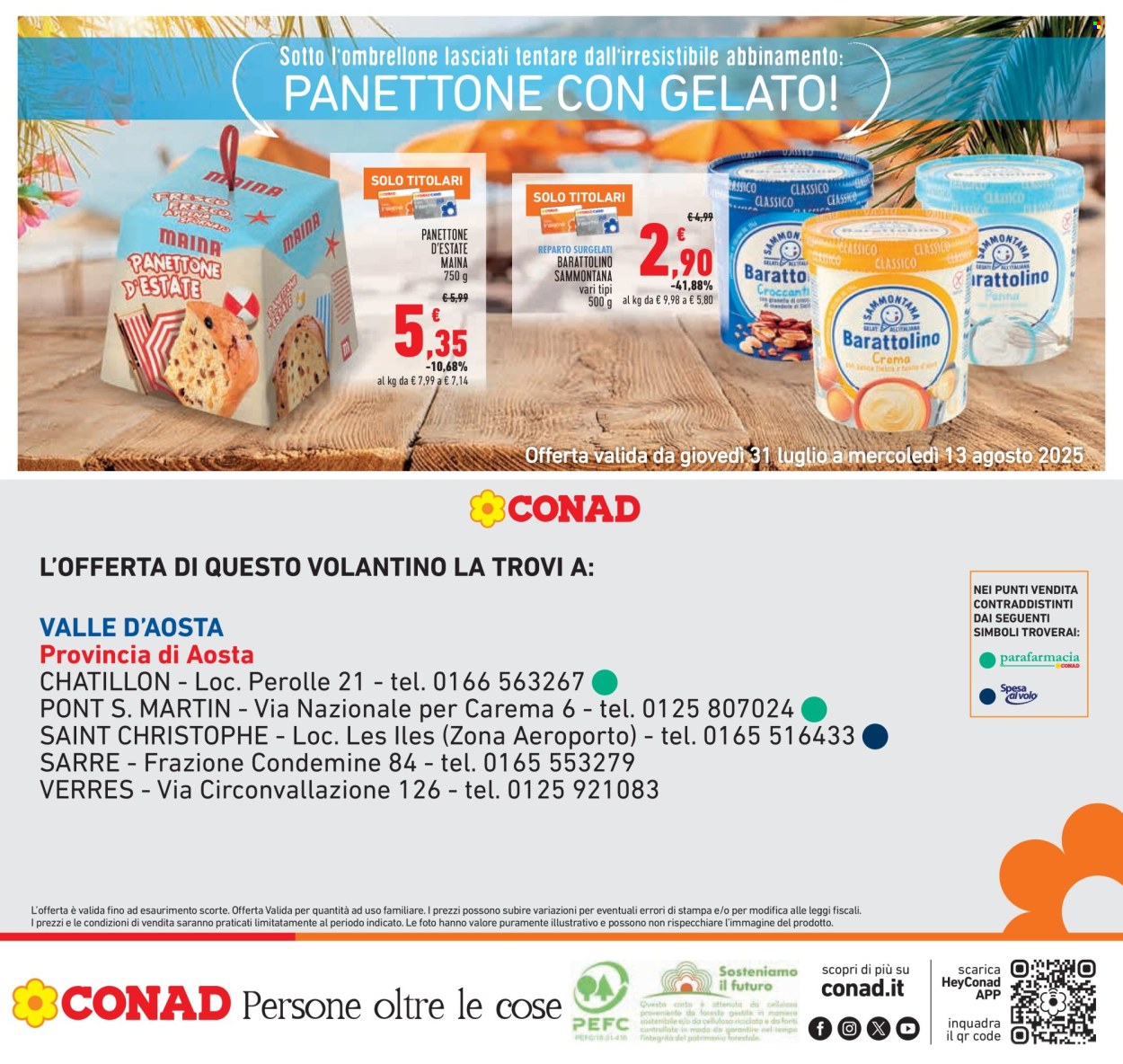 Volantino Conad - 31/7/2025 - 13/8/2025. Pagina 28