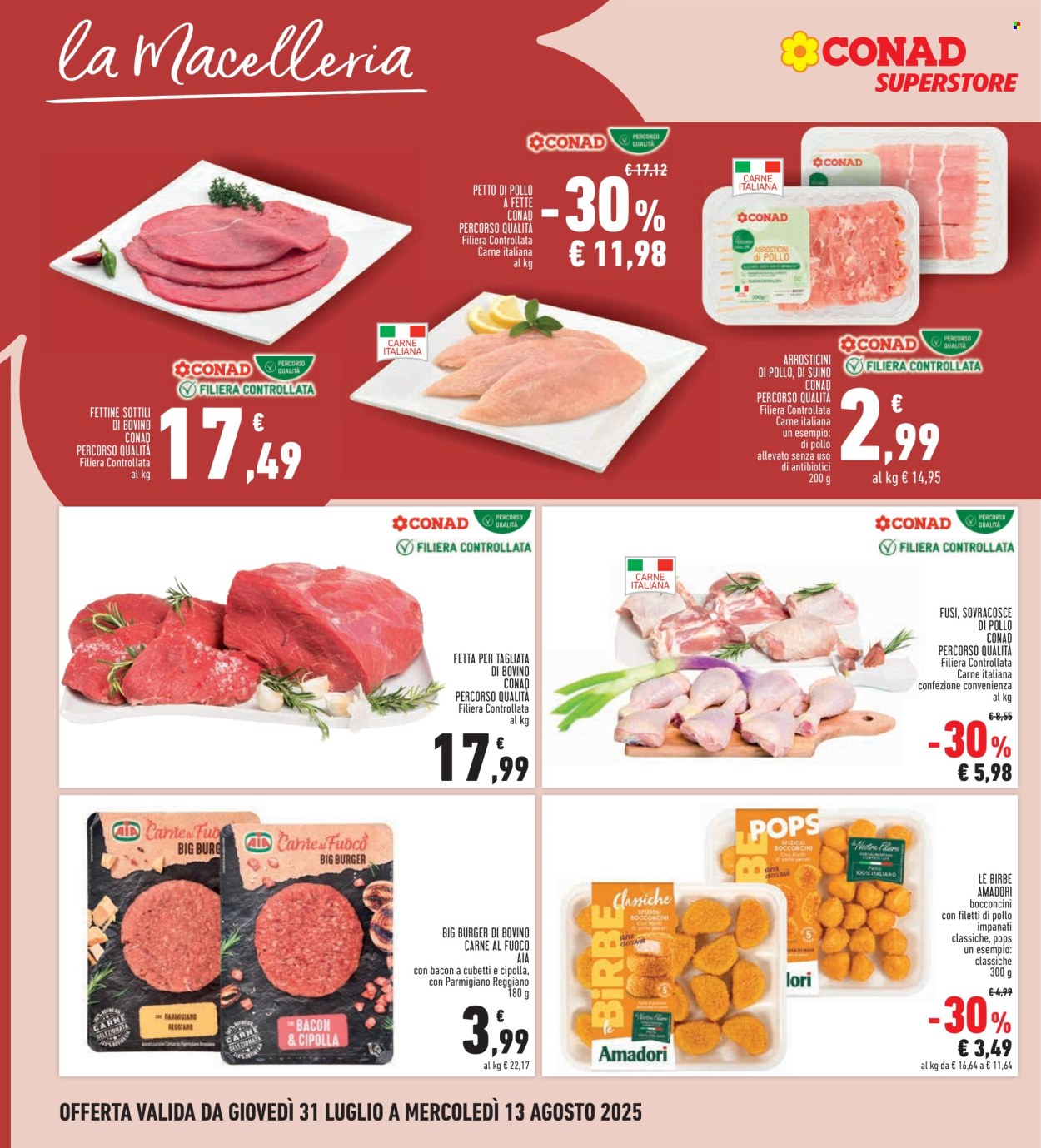 Volantino Conad - 31/7/2025 - 13/8/2025. Pagina 8