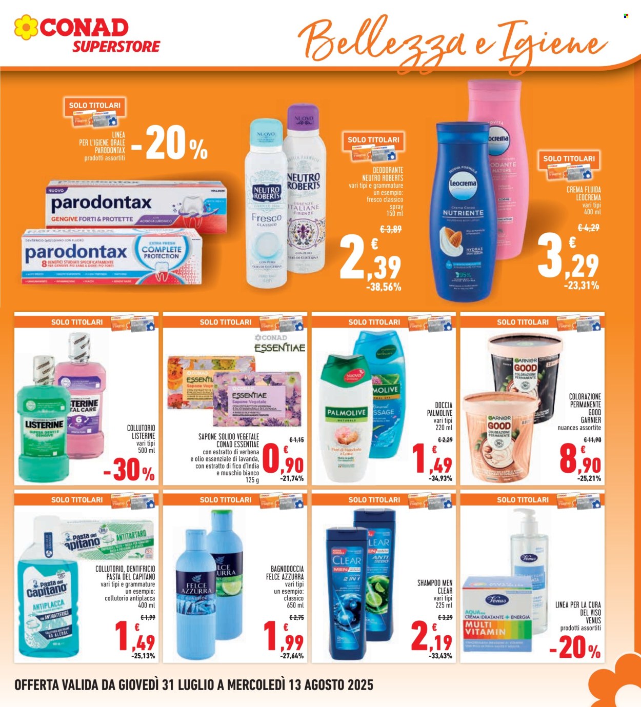 Volantino Conad - 31/7/2025 - 13/8/2025. Pagina 21