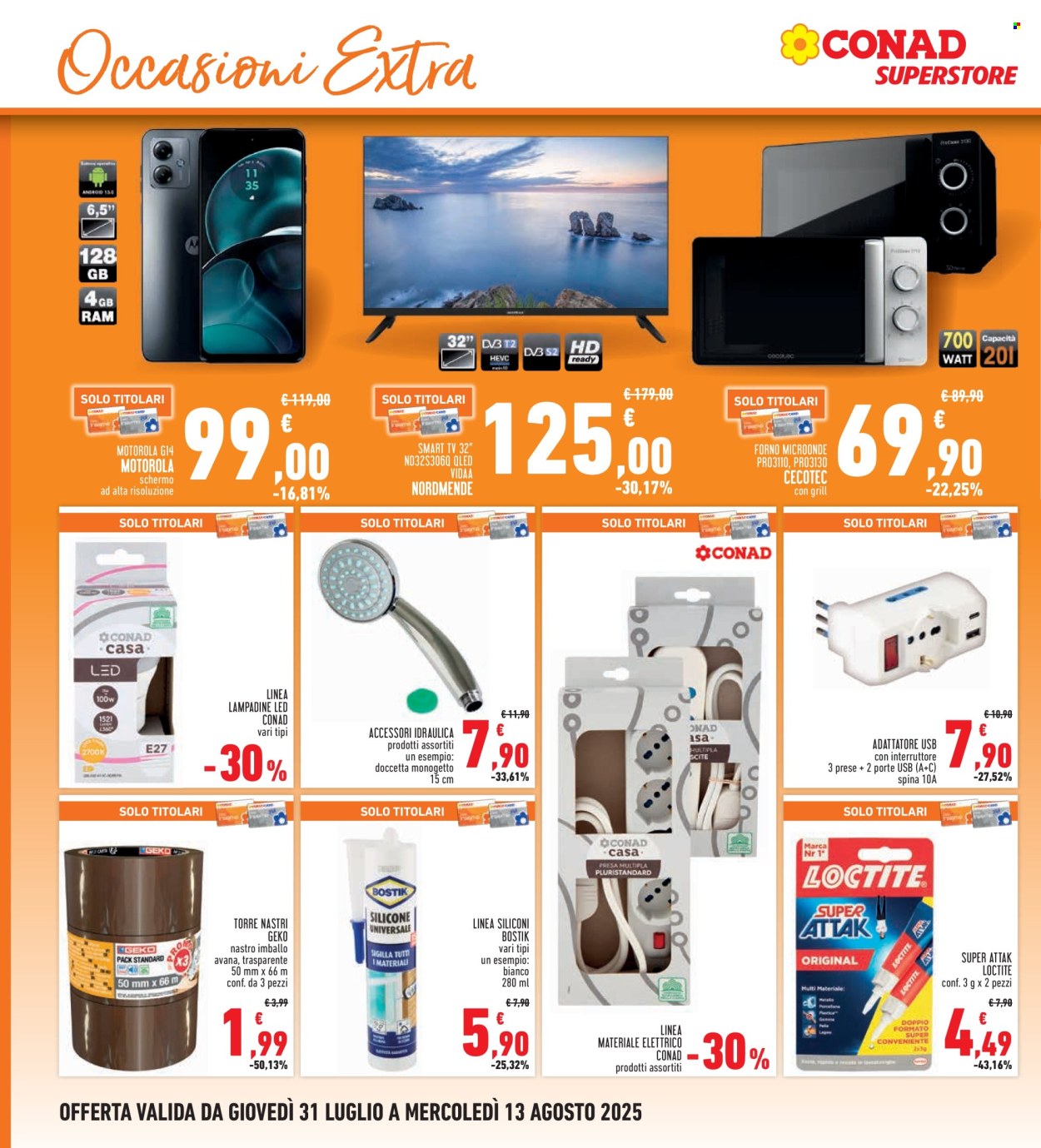 Volantino Conad - 31/7/2025 - 13/8/2025. Pagina 26