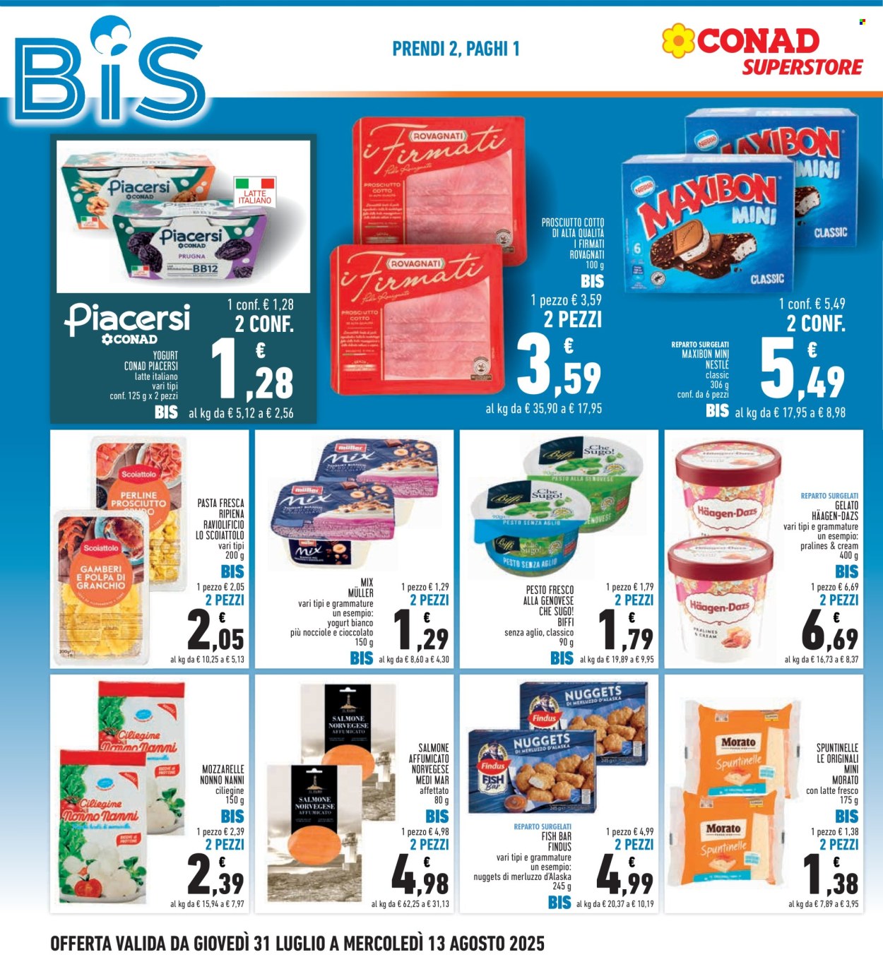 Volantino Conad Superstore - 31/7/2025 - 13/8/2025. Pagina 2