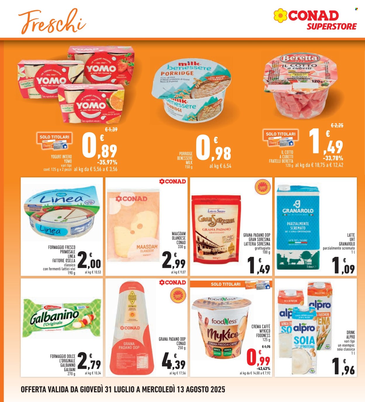 Volantino Conad Superstore - 31/7/2025 - 13/8/2025. Pagina 12