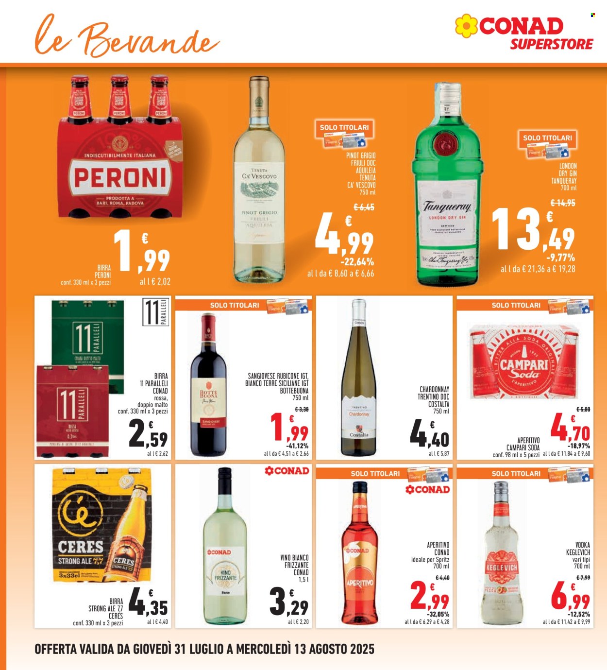 Volantino Conad Superstore - 31/7/2025 - 13/8/2025. Pagina 18