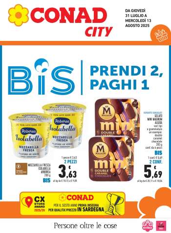 Volantino Conad - 31/7/2025 - 13/8/2025.