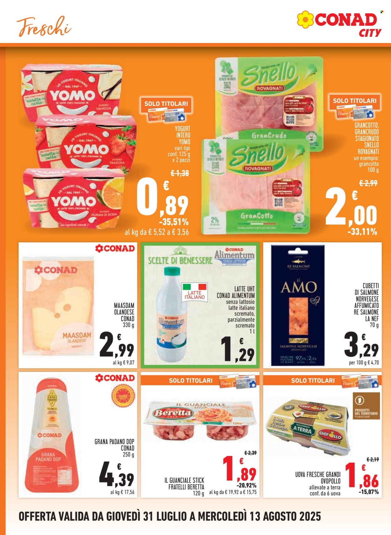 Volantino Conad - 31/7/2025 - 13/8/2025. Pagina 10