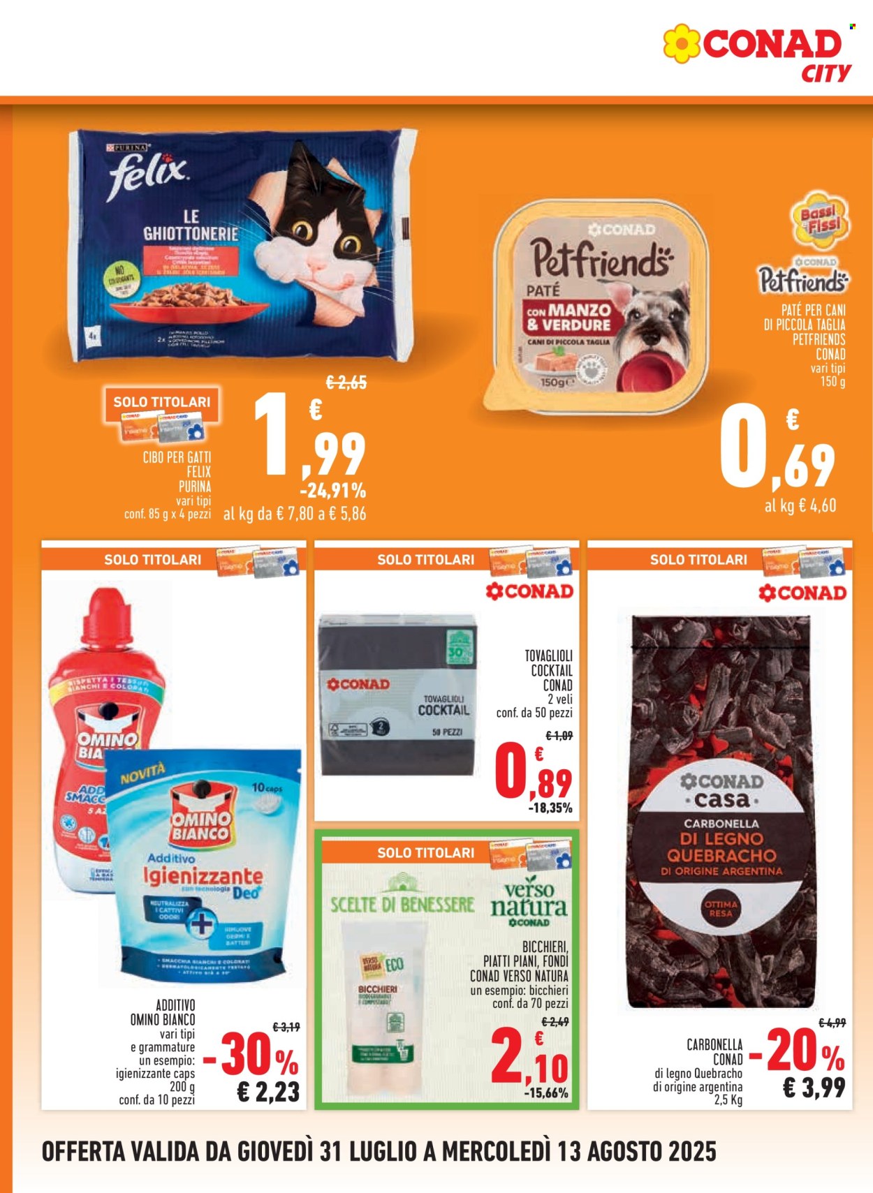 Volantino Conad - 31/7/2025 - 13/8/2025. Pagina 16