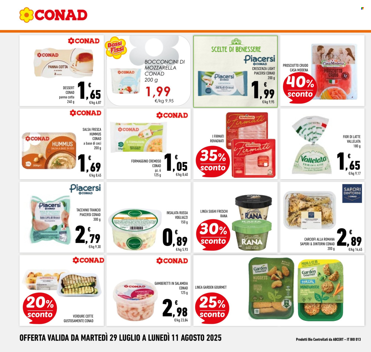 Volantino Conad - 29/7/2025 - 11/8/2025. Pagina 14