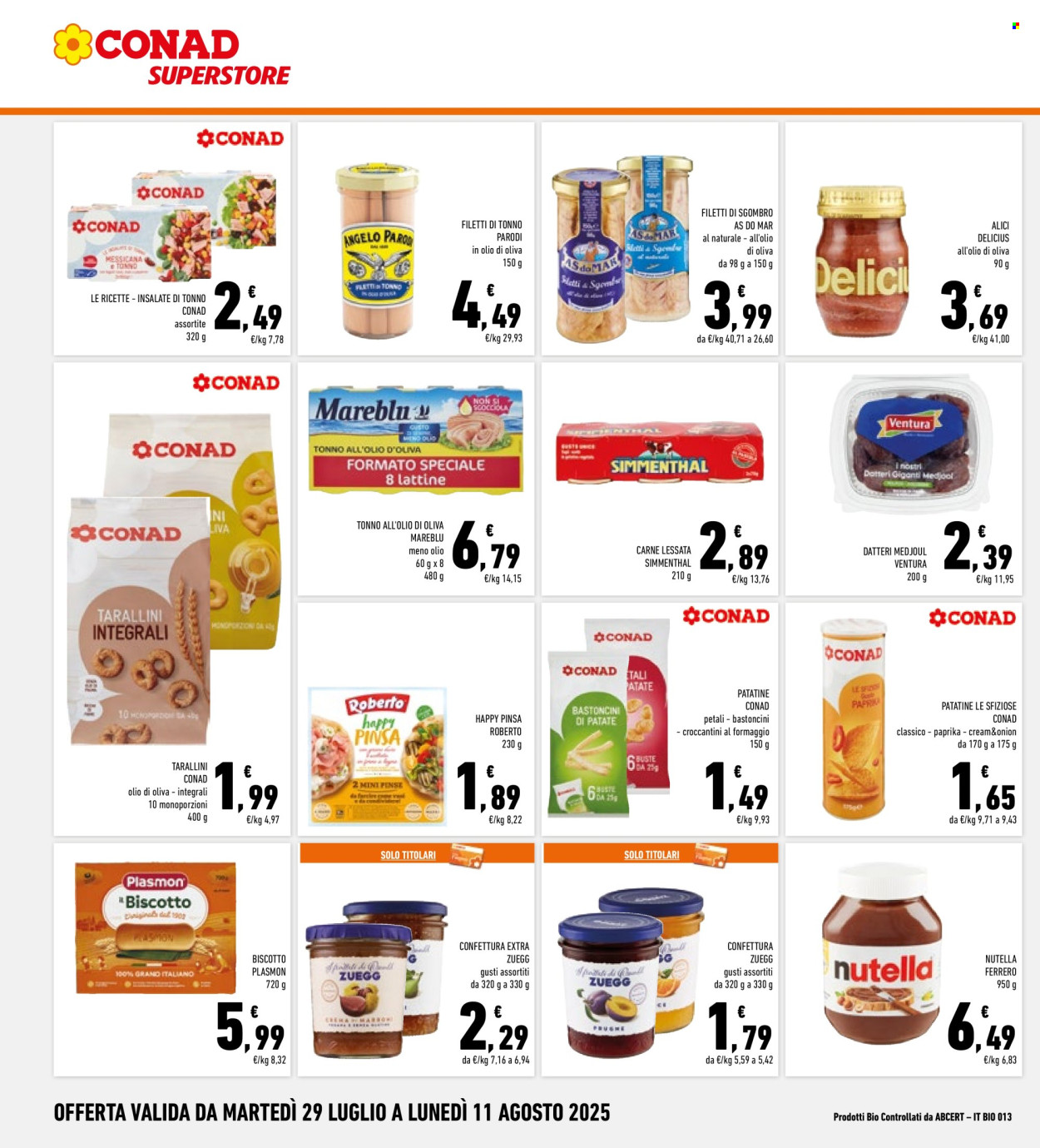 Volantino Conad Superstore - 29/7/2025 - 11/8/2025. Pagina 18