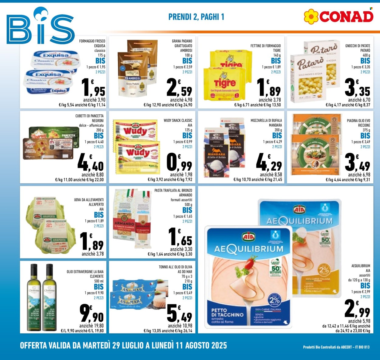 Volantino Conad - 29/7/2025 - 11/8/2025. Pagina 2