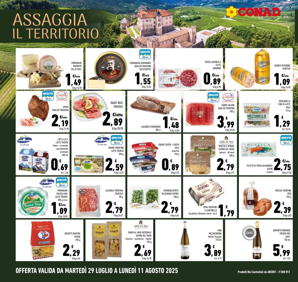Volantino Conad - 29/7/2025 - 11/8/2025. Pagina 12