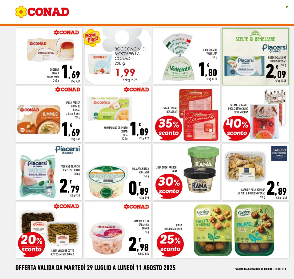 Volantino Conad - 29/7/2025 - 11/8/2025. Pagina 14