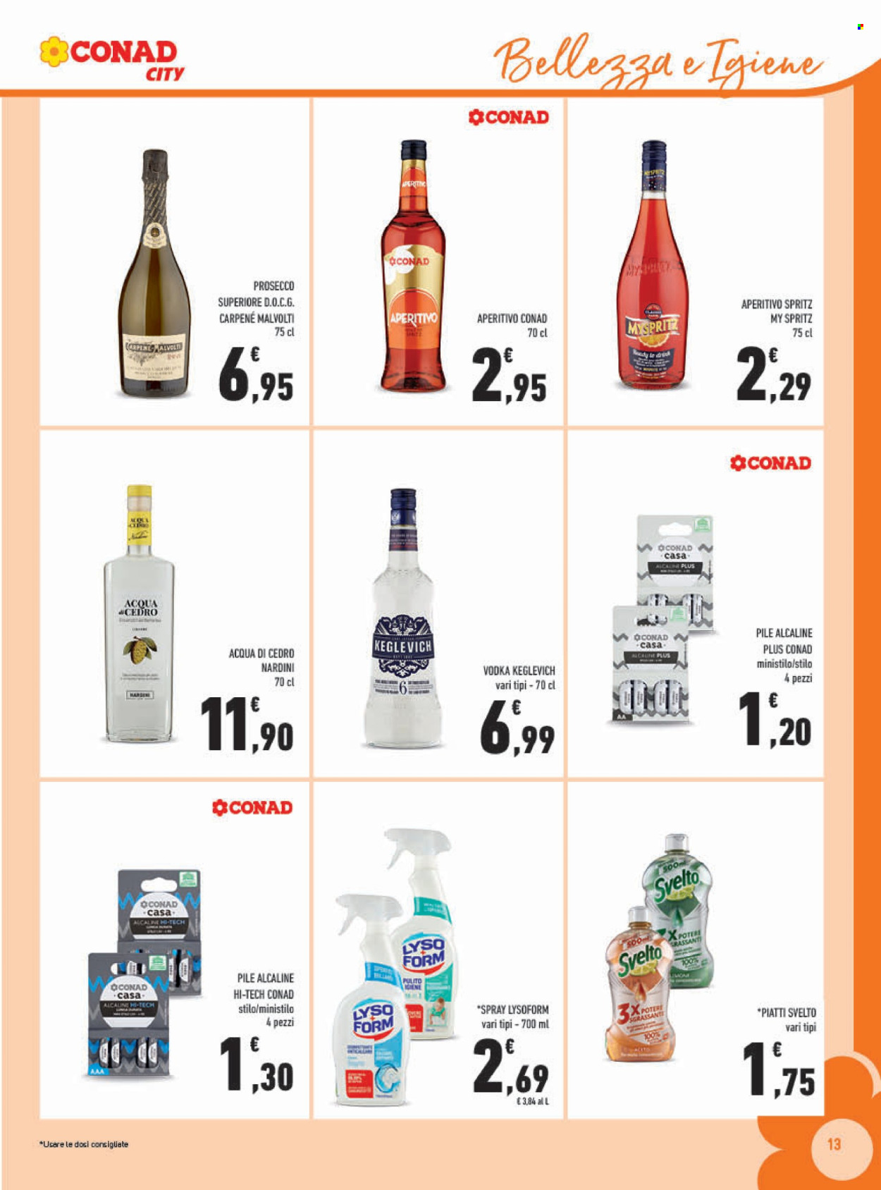 Volantino Conad - 30/7/2025 - 10/8/2025. Pagina 13