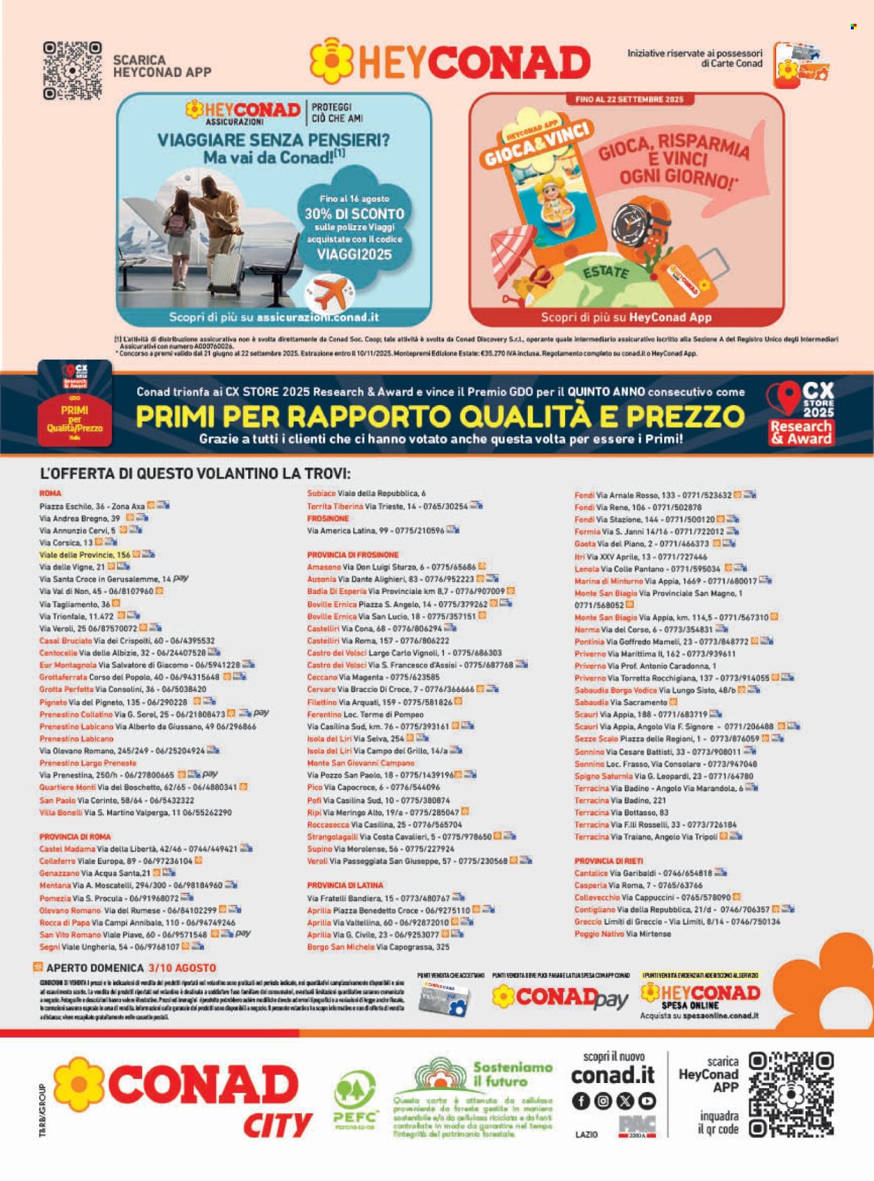 Volantino Conad - 30/7/2025 - 10/8/2025. Pagina 16