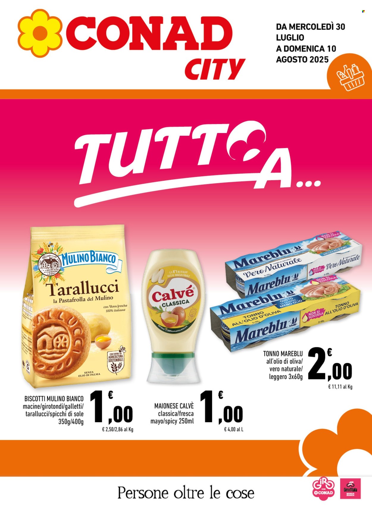 Volantino Conad - 30/7/2025 - 10/8/2025. Pagina 1
