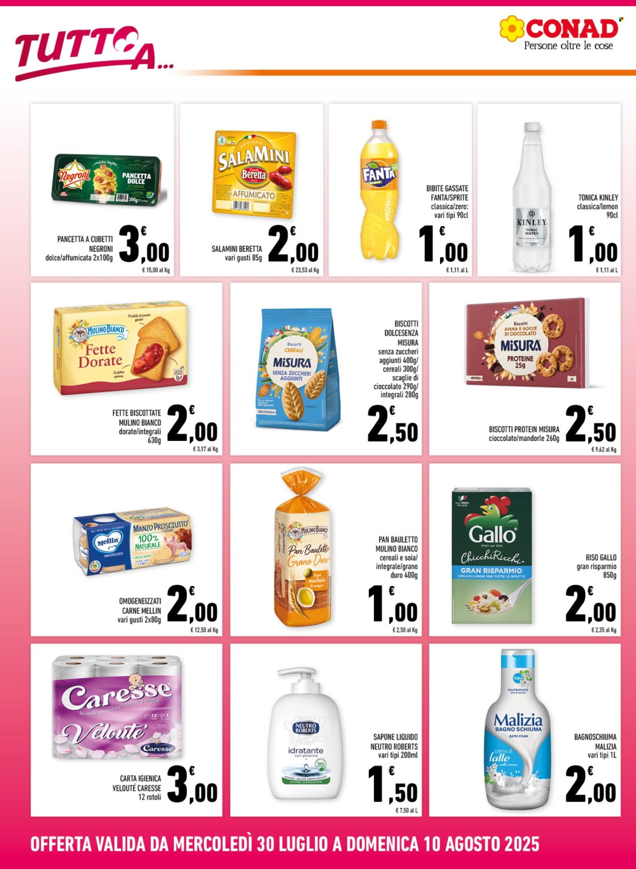 Volantino Conad - 30/7/2025 - 10/8/2025. Pagina 2