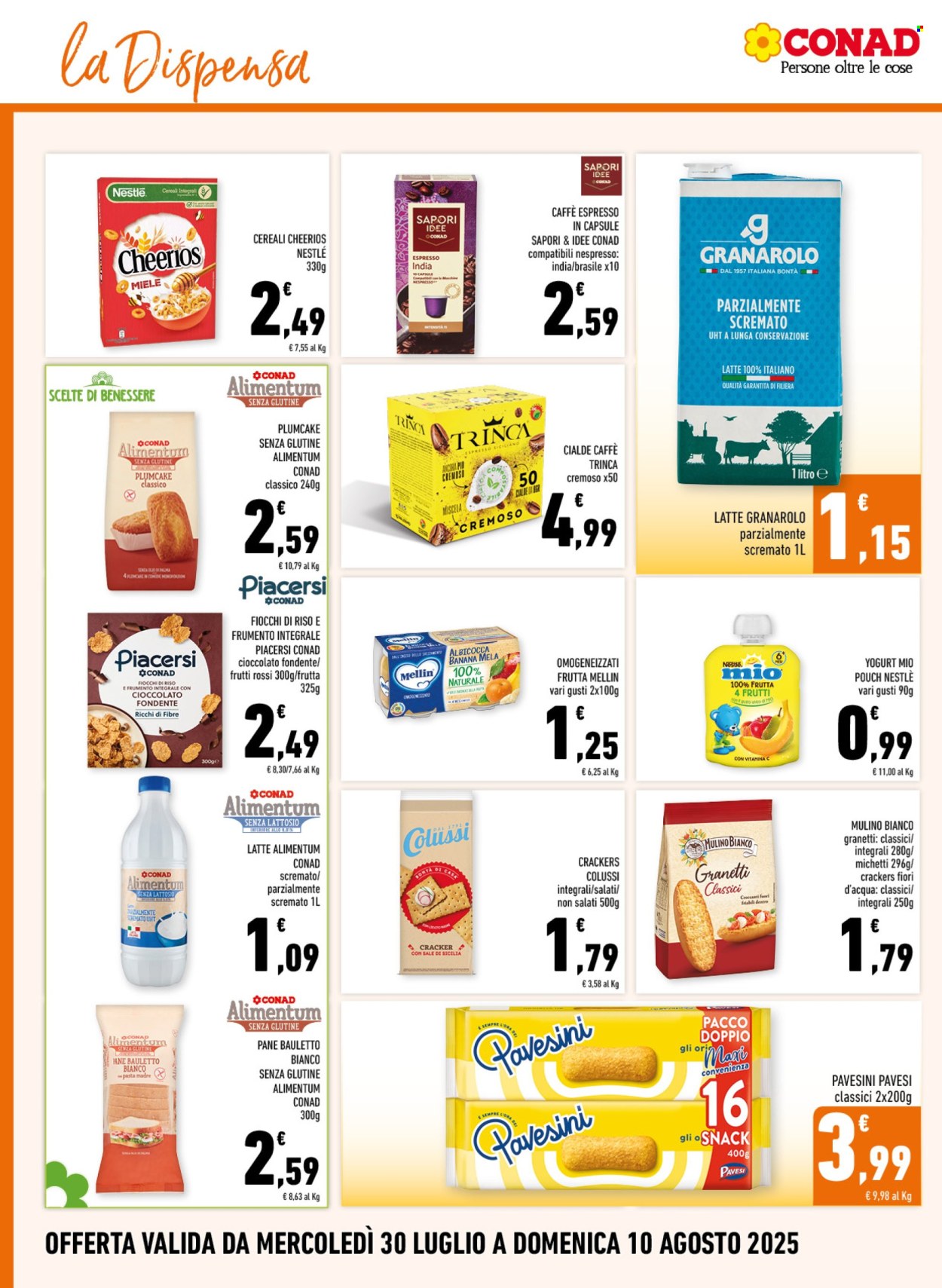 Volantino Conad - 30/7/2025 - 10/8/2025. Pagina 10