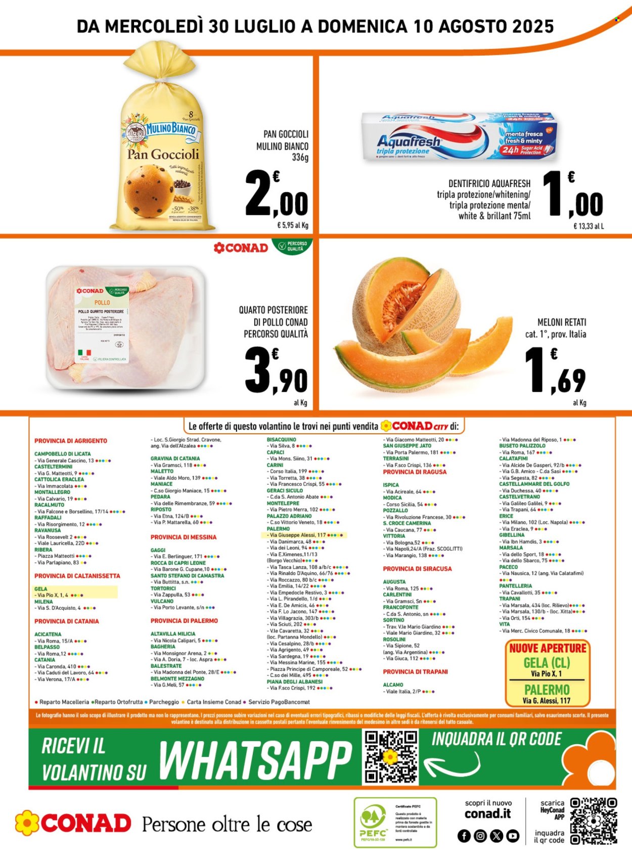 Volantino Conad - 30/7/2025 - 10/8/2025. Pagina 16