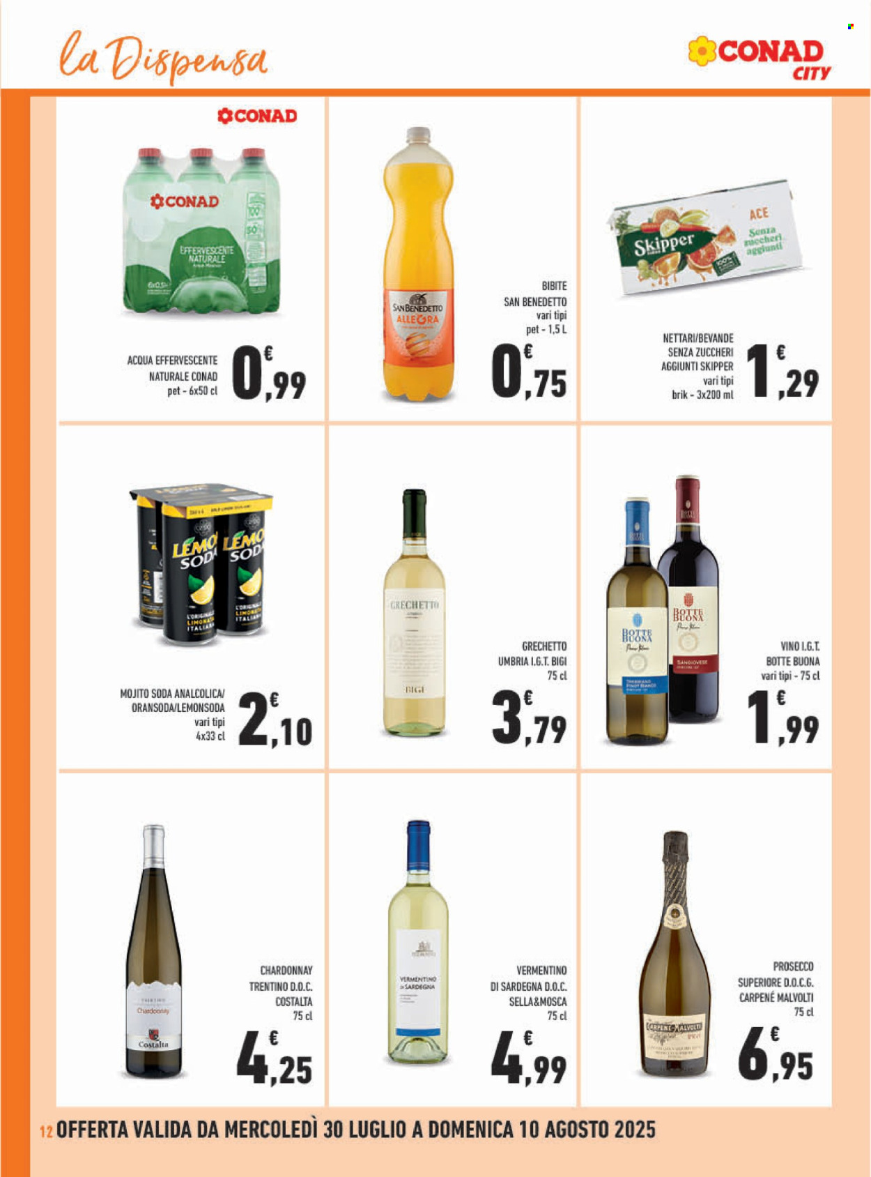 Volantino Conad - 30/7/2025 - 10/8/2025. Pagina 12