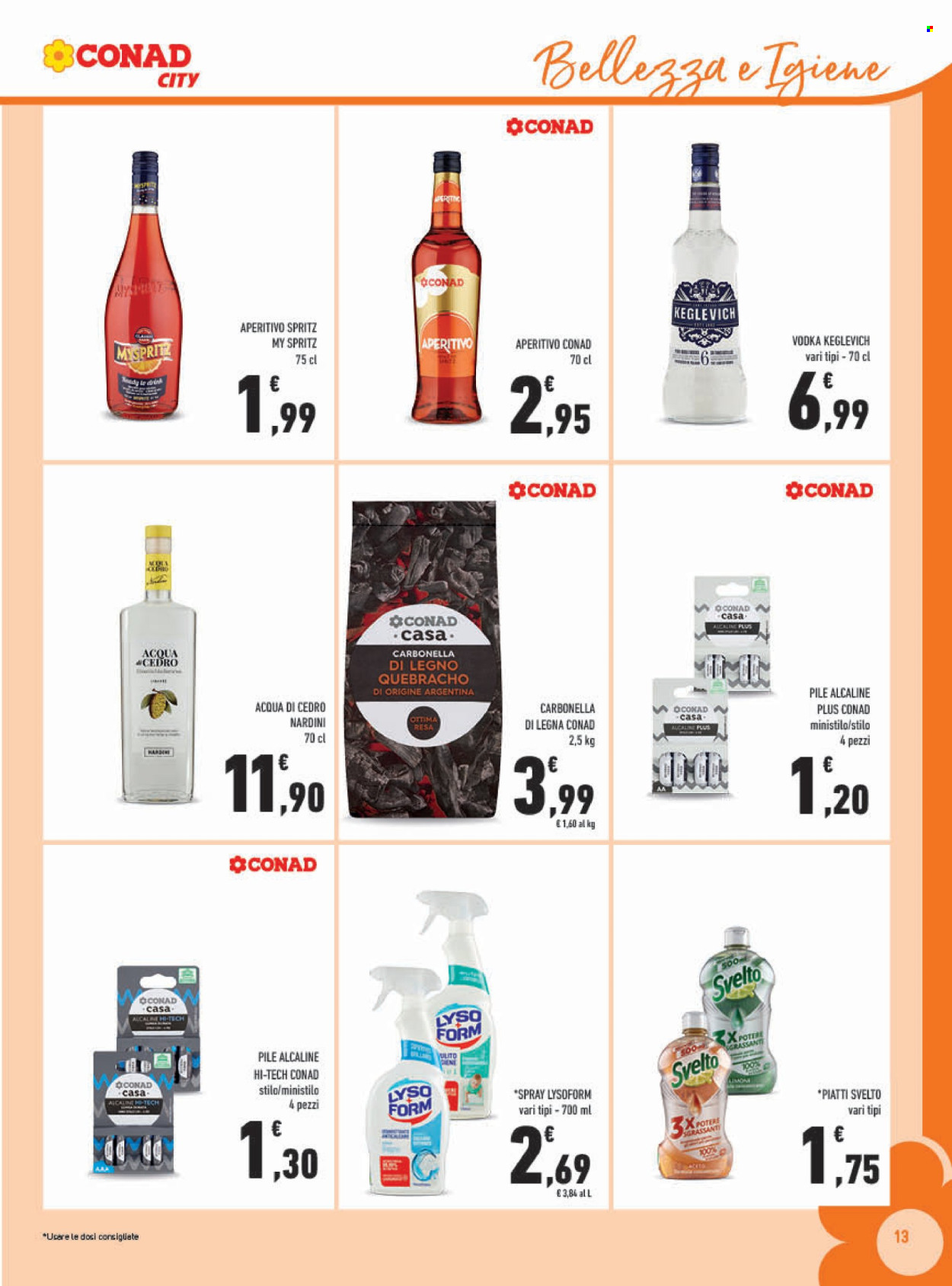 Volantino Conad - 30/7/2025 - 10/8/2025. Pagina 13