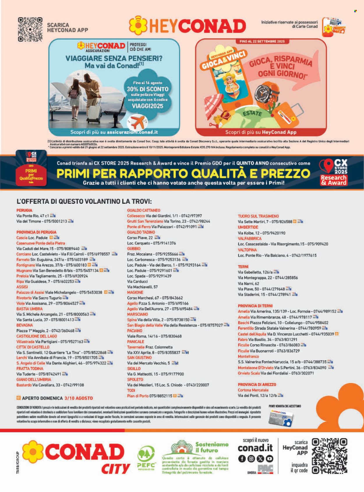 Volantino Conad - 30/7/2025 - 10/8/2025. Pagina 16