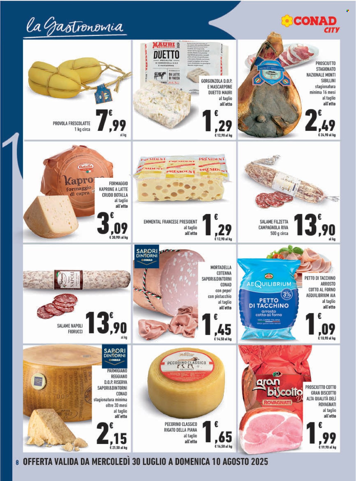 Volantino Conad City - 30/7/2025 - 10/8/2025. Pagina 8