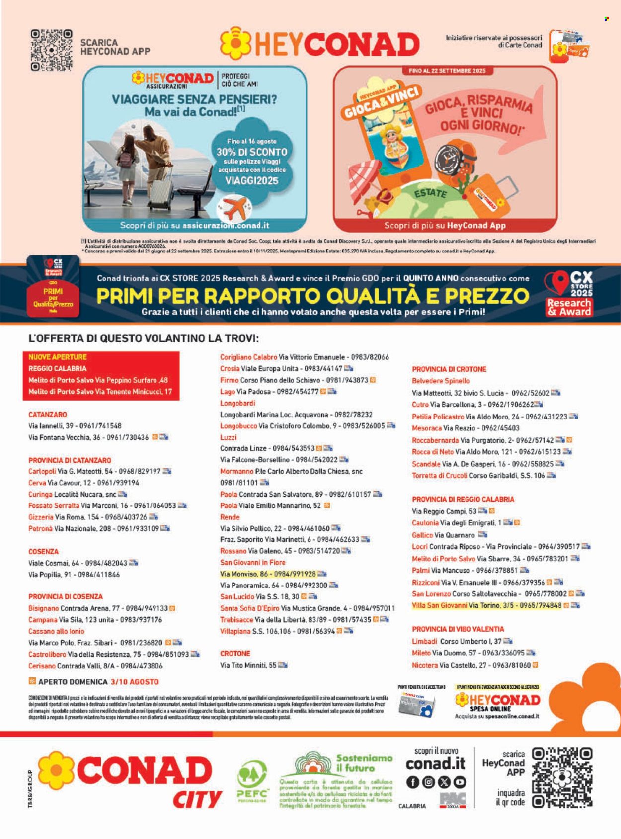 Volantino Conad City - 30/7/2025 - 10/8/2025. Pagina 16
