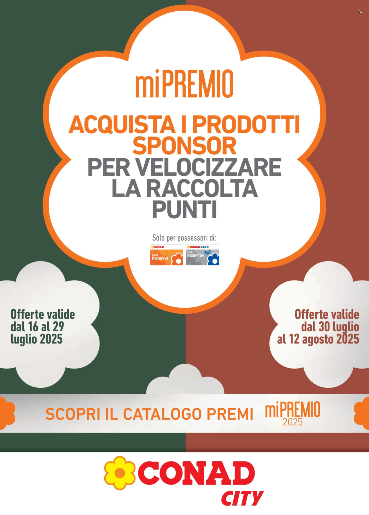 Volantino Conad - 16/7/2025 - 12/8/2025. Pagina 1