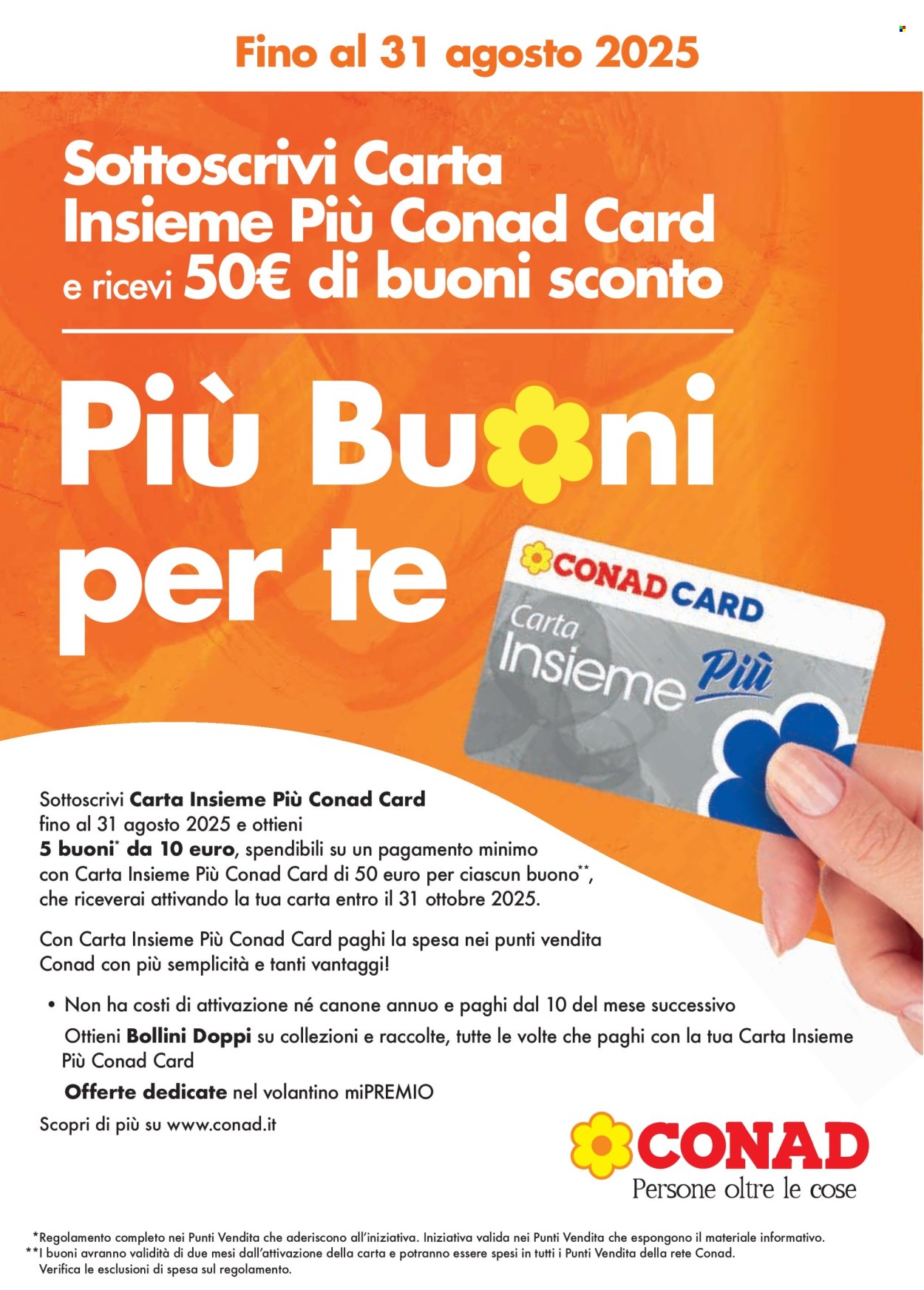 Volantino Conad - 16/7/2025 - 12/8/2025. Pagina 2