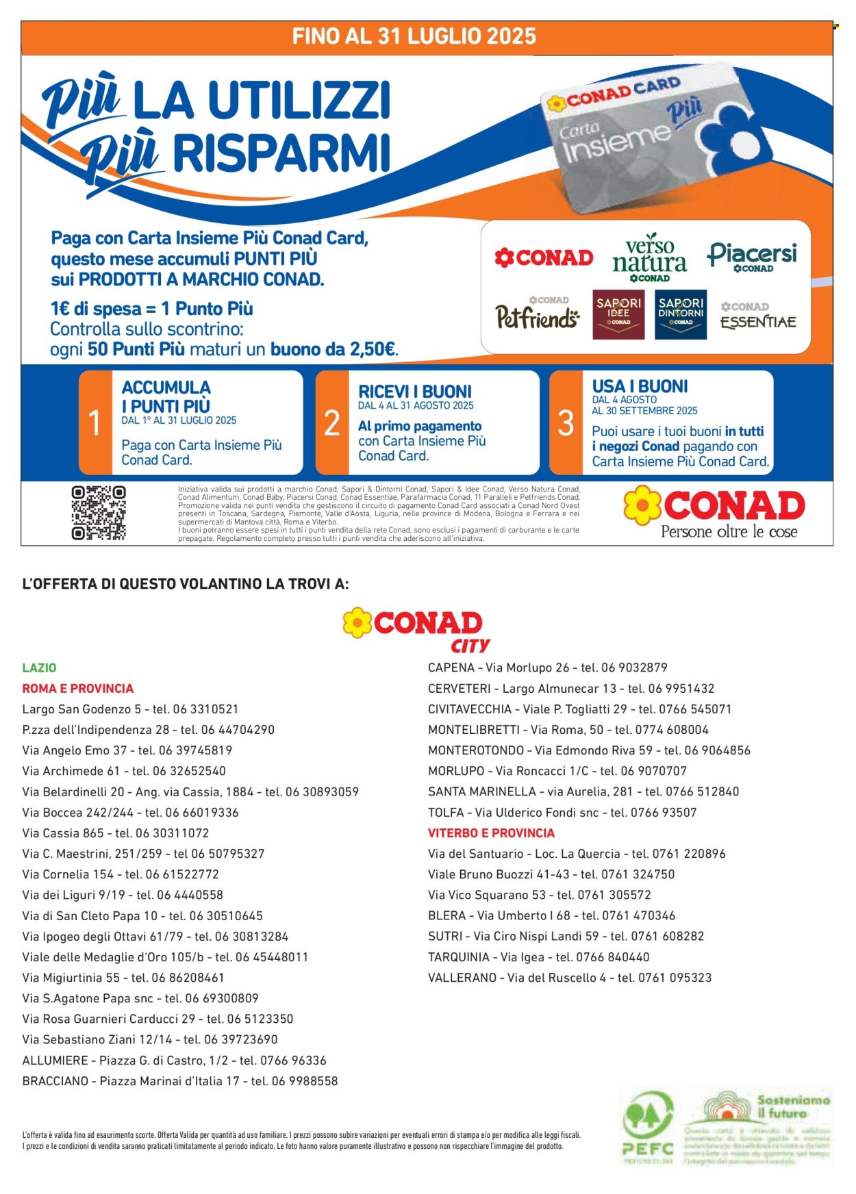 Volantino Conad - 16/7/2025 - 12/8/2025. Pagina 8