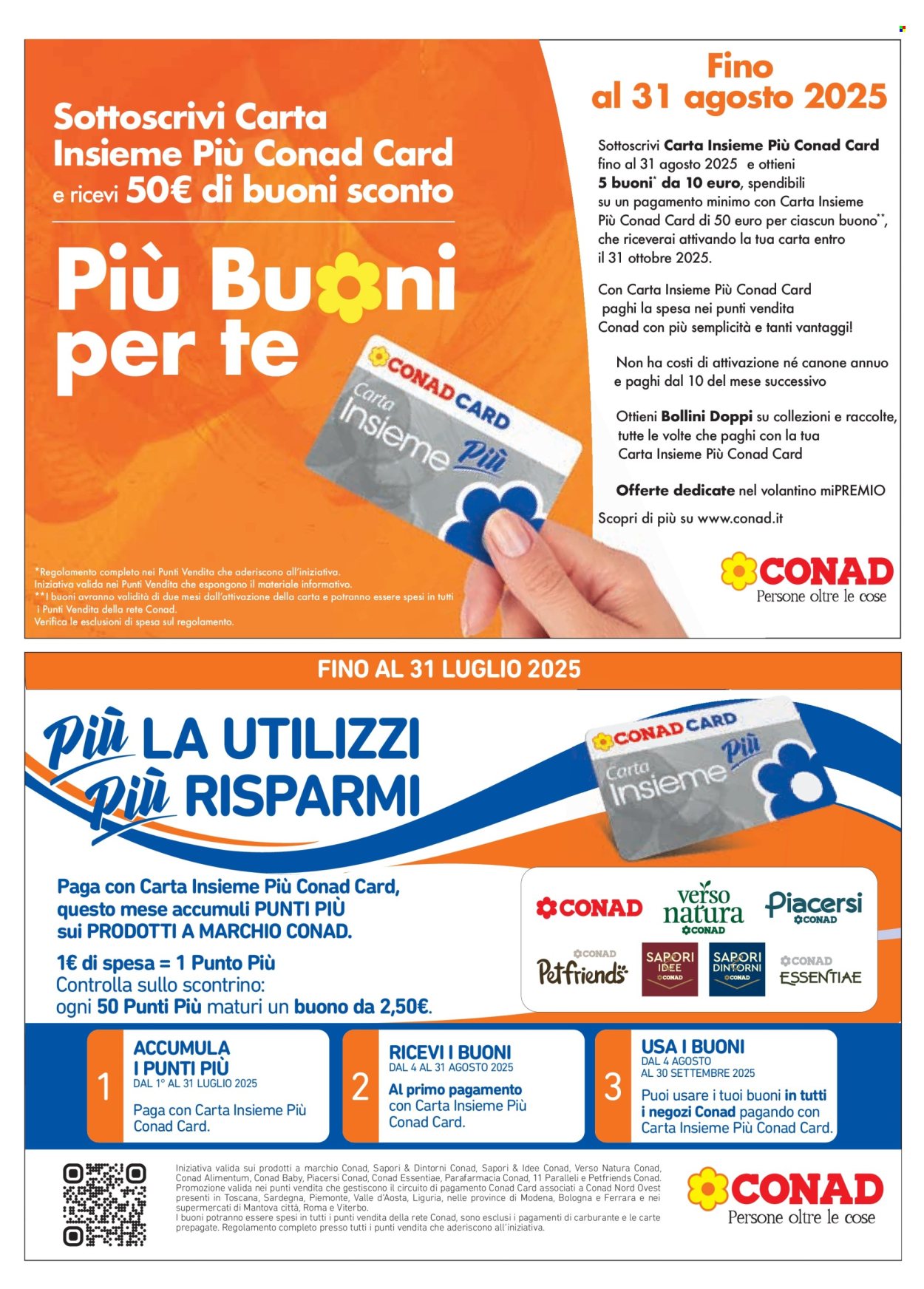 Volantino Conad - 16/7/2025 - 12/8/2025. Pagina 3