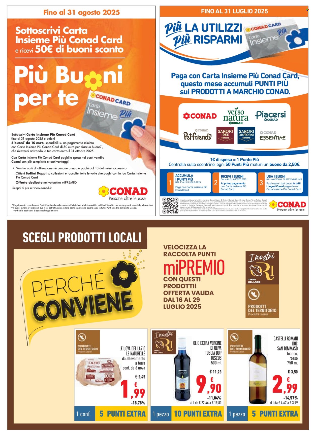 Volantino Conad - 16/7/2025 - 12/8/2025. Pagina 3