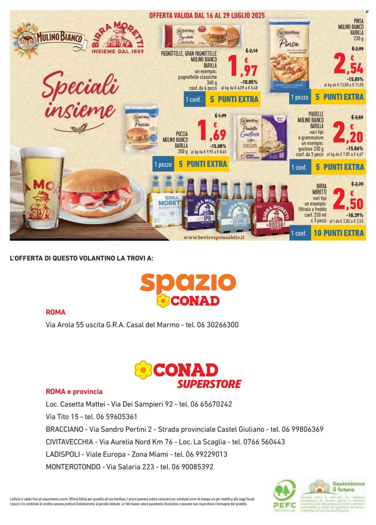Volantino Conad - 16/7/2025 - 12/8/2025. Pagina 16