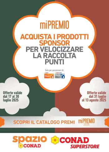 Volantino Conad - 17/7/2025 - 13/8/2025.