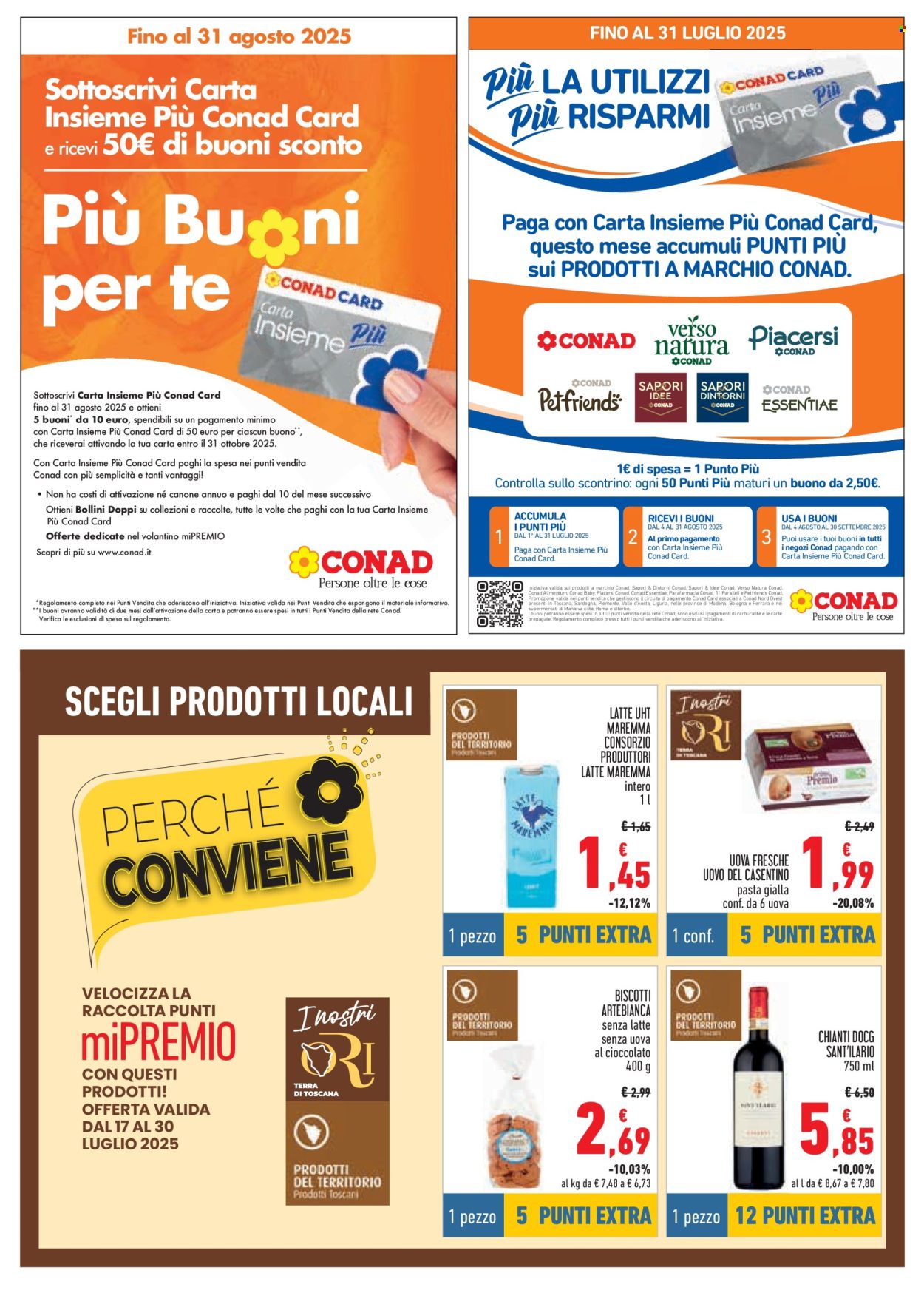 Volantino Conad - 17/7/2025 - 13/8/2025. Pagina 3