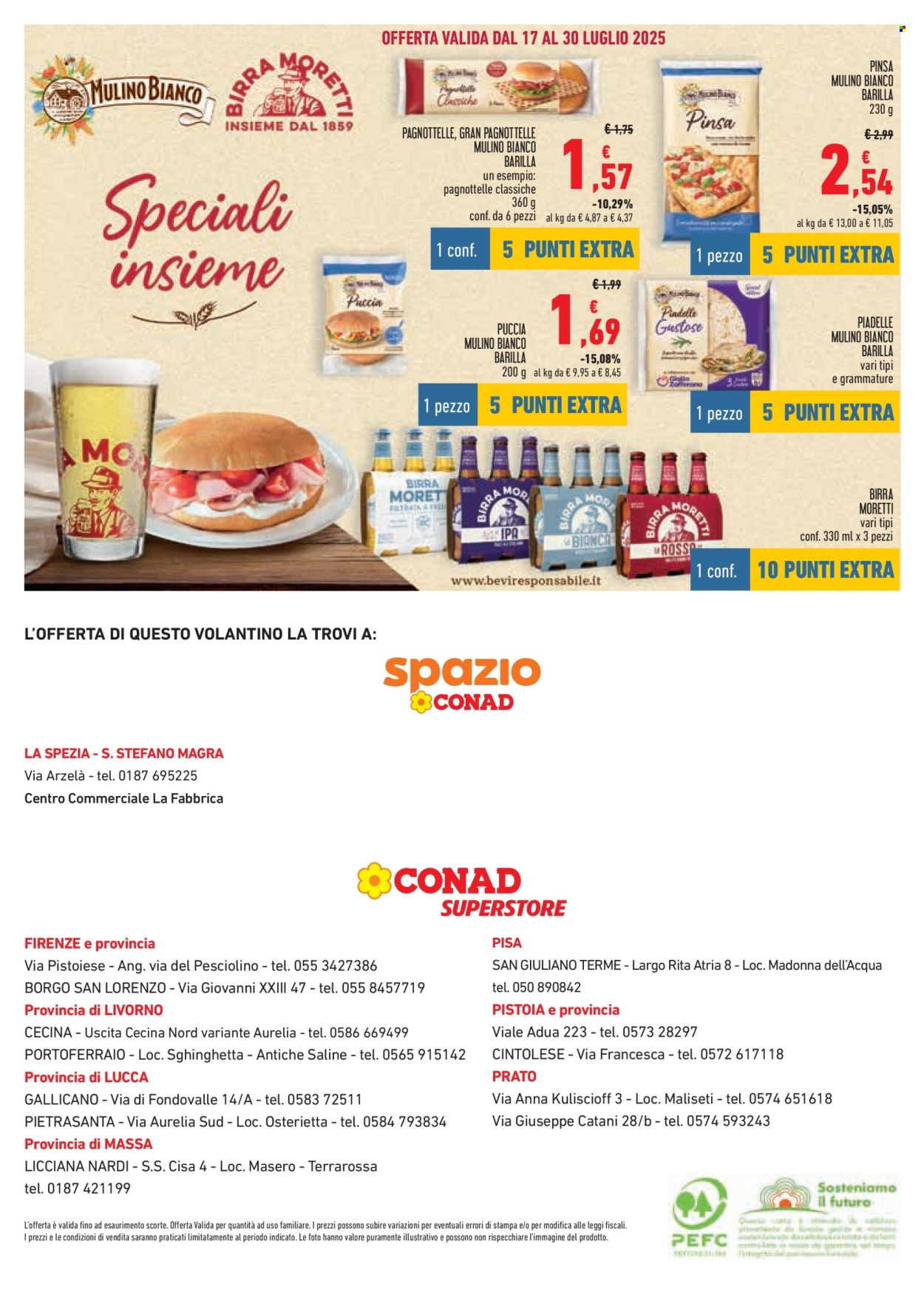 Volantino Conad - 17/7/2025 - 13/8/2025. Pagina 16