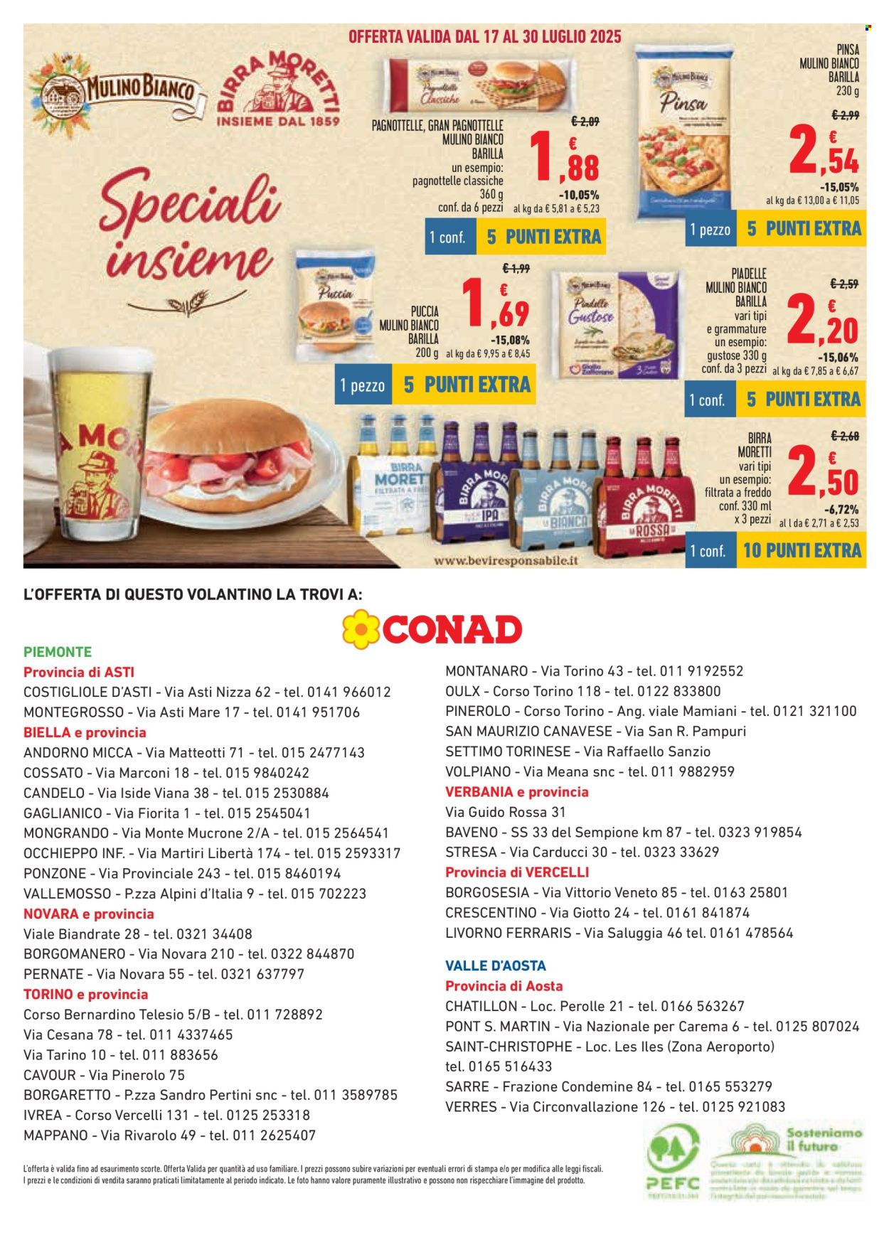Volantino Conad - 17/7/2025 - 13/8/2025. Pagina 12