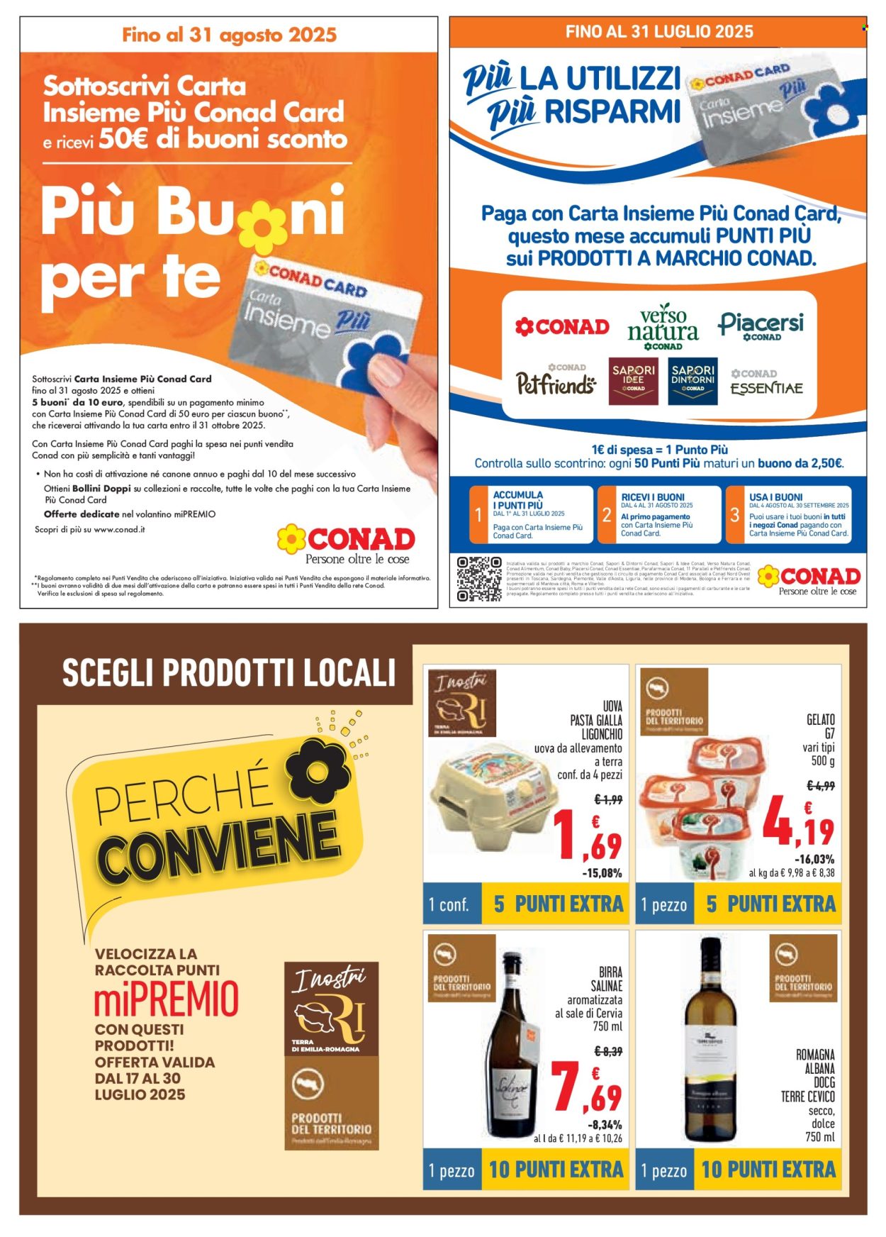 Volantino Conad - 17/7/2025 - 13/8/2025. Pagina 3