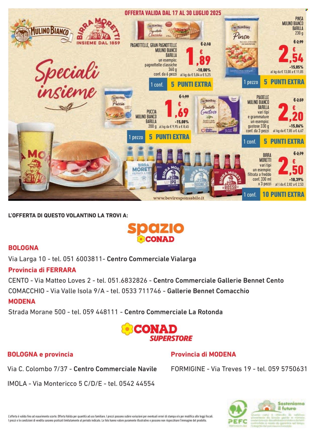Volantino Conad - 17/7/2025 - 13/8/2025. Pagina 16