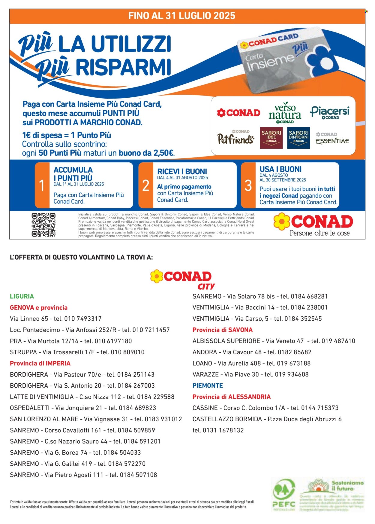 Volantino Conad - 17/7/2025 - 13/8/2025. Pagina 8