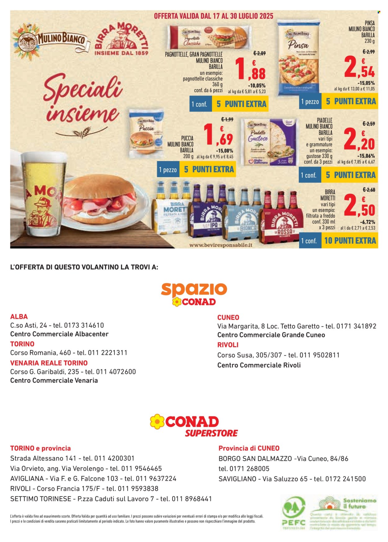 Volantino Conad - 17/7/2025 - 13/8/2025. Pagina 16
