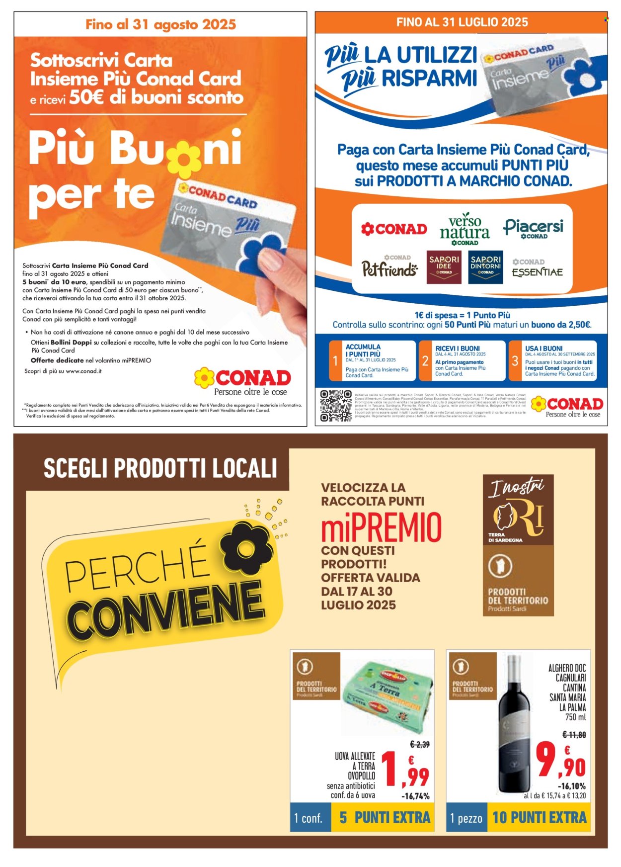 Volantino Conad - 17/7/2025 - 13/8/2025. Pagina 3